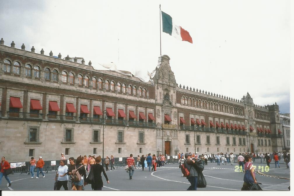 5. Mexico City - prezidentský palác