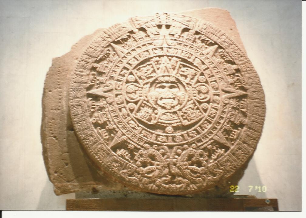 7. Mexico City - aztécky kalendár v Antropologickom múzeu